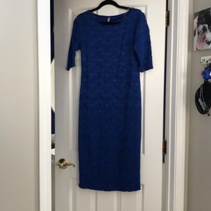 Pinkblush maternity blue dress
